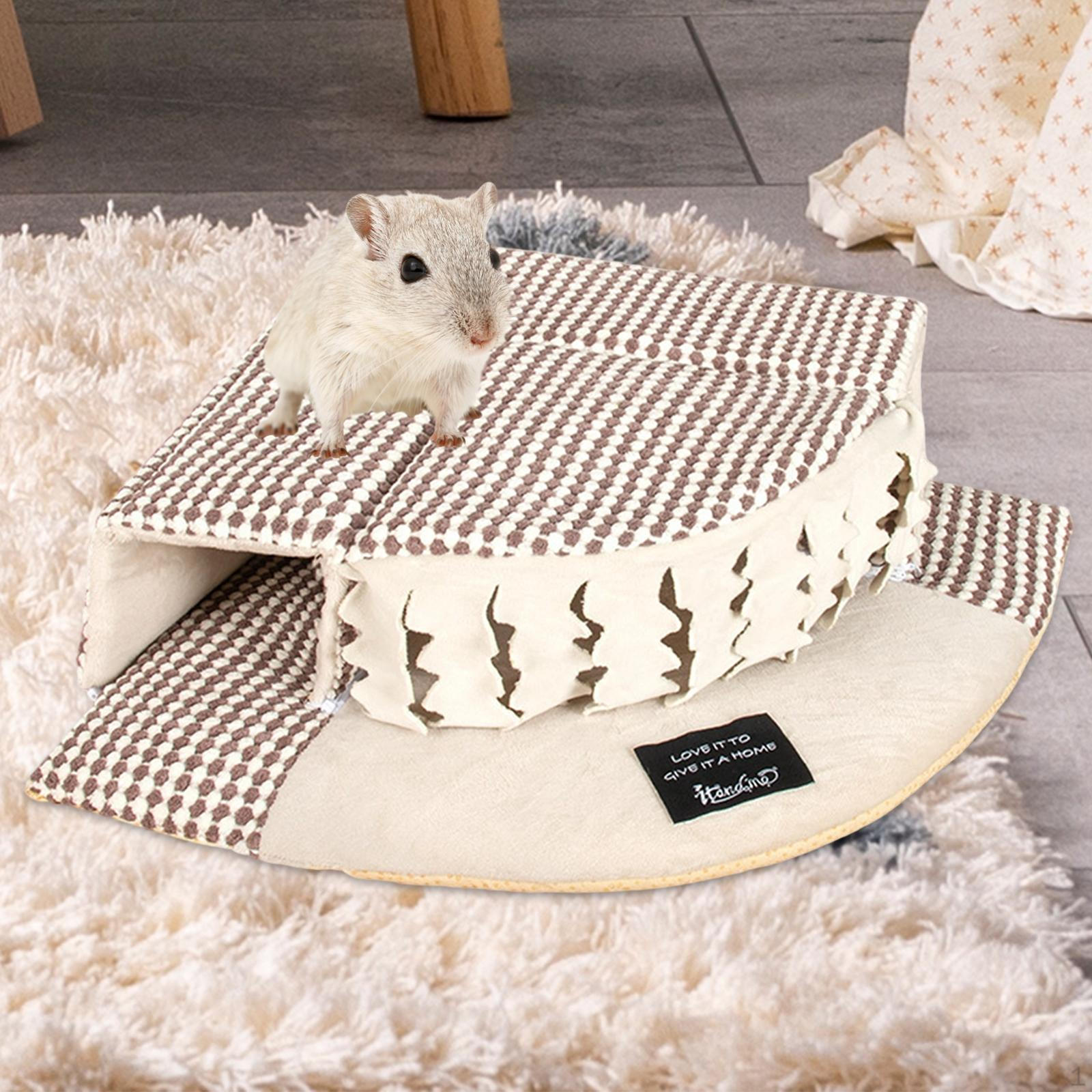 Guinea Pig Hideout Accessories Hideaway Small Animals Tunnel for Rat Hamsters