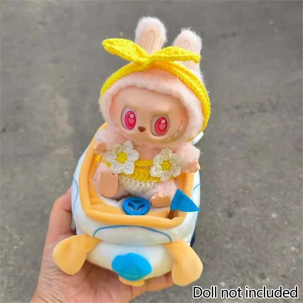 For 17cm Labubu Doll Clothes Fashion Clothes Swimwear Clothes Color Match Hoodies Dolls Accessories Cute Decoration Little Clothes