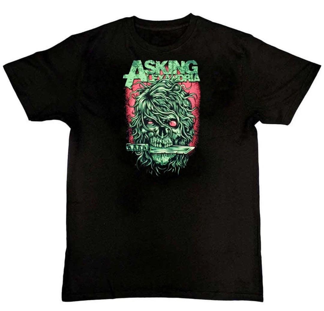 Vtg ASKING ALEXANDRIA Band KNIFE HEAD Mens T-Shirt XXXXL