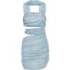 European and American style 2026 summer new women's clothing street fashion sexy neck high waist dress