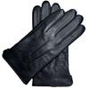 European & American Men's Sheepskin Leather Gloves with Wool Lining - Winter Warm, Plus Velvet, Windproof.