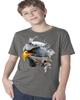 Boys Graphic Tees Bald Eagle Tearing Through Kids Youth Tee Shirts Gifts
