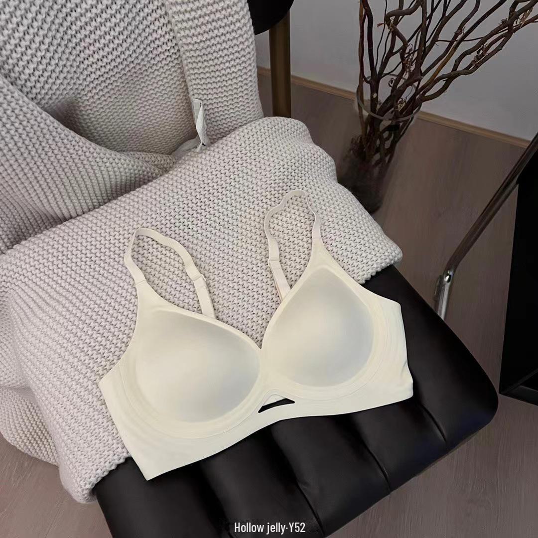 

«Женский бесшовный мягкий поддерживающий бюстгальтер — подтягивает и моделирует» M=32/70 шампанского/белый