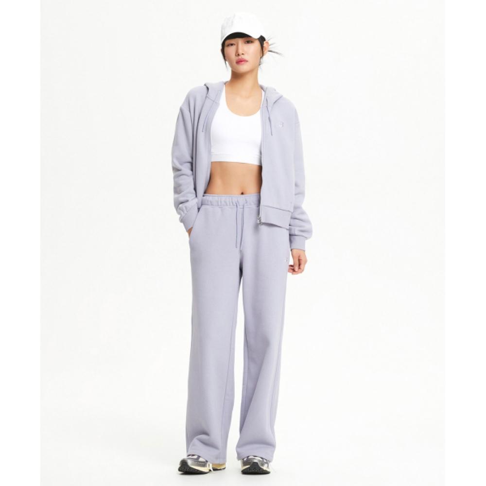 New Balance Nbmde4w902 Women Essential Brushed Hoodie Zip Up  Purple 