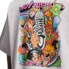 Adidas Originals Trefoil Logo Cartoon Print Crew Neck Pullover Short Sleeve T-Shirt Unisex Tops Pink HY4683