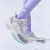 Skechers Windy Plush Boots Adjustable Comfortable Fleece Mid-Top Casual Shoes Kids boots White Purple Green 302528L-NTMT