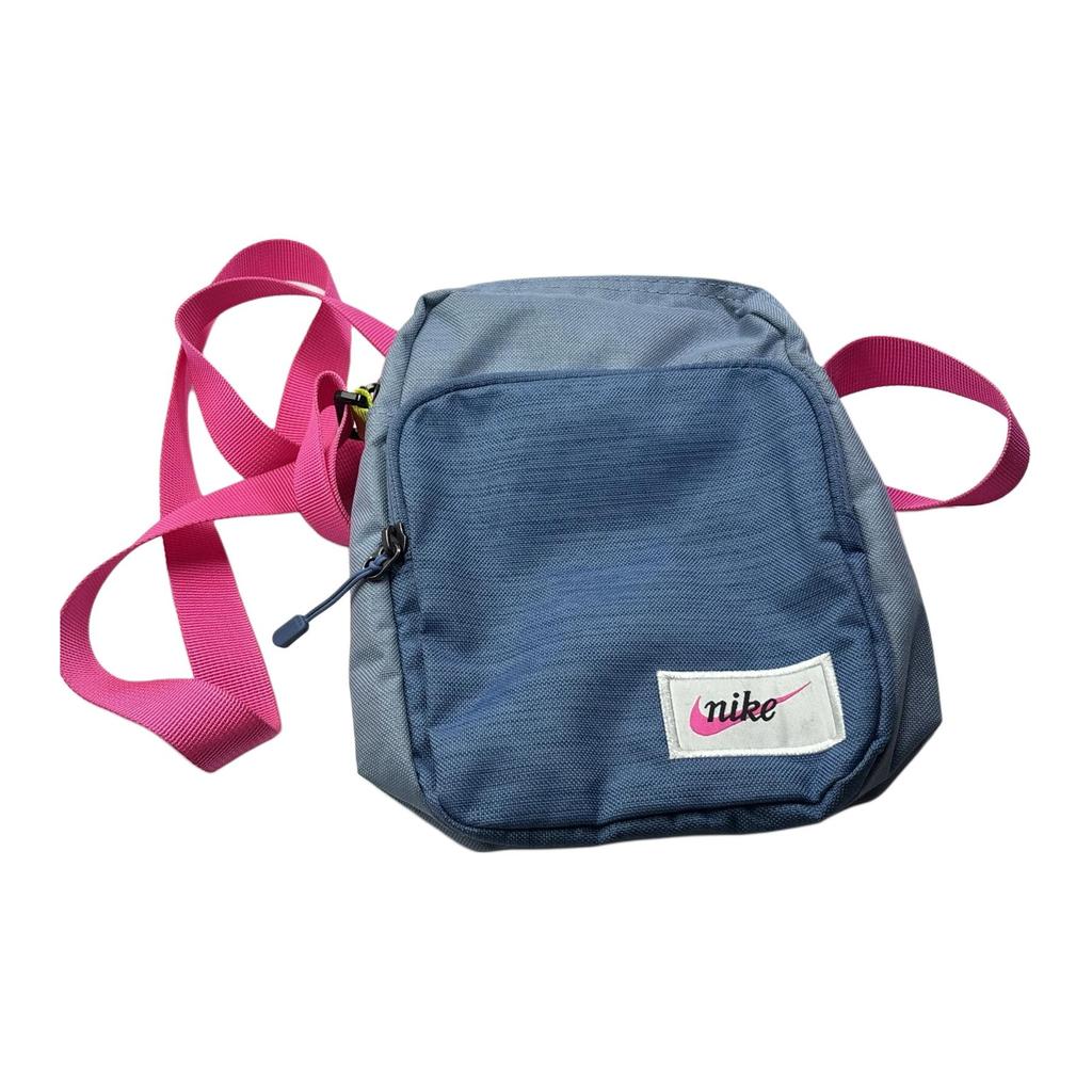 Bolso de Hombro Poliéster Nike Heritage Nuevo, Bolso Bandolera Trompetas para Mujer Azul BA5809-420