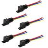 Felimoa Auto-Relais-Sockelstecker 5-Pin-Relais DC ca.