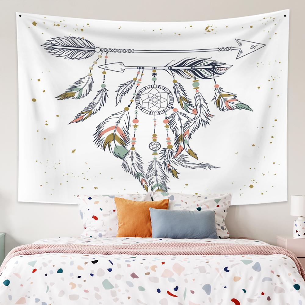 Starry Sky Landscape Tapestry Moon Large Tapestry Landscape Wall Hanging Living Room Bedroom Boho Home Decor