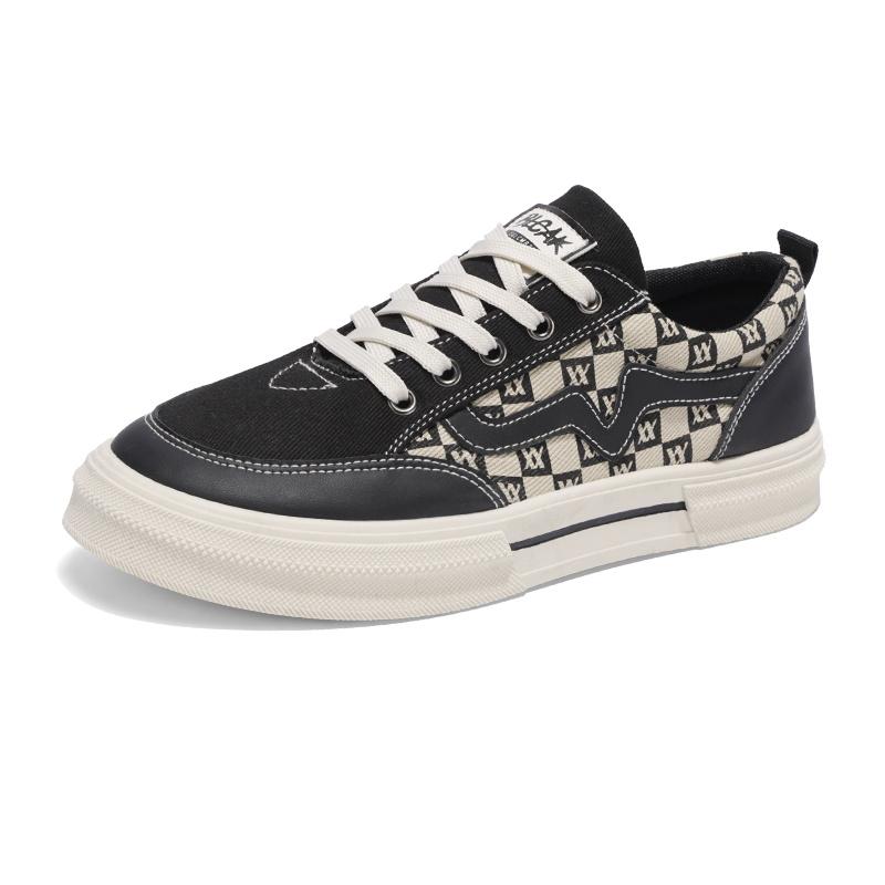 Fashion High Quality Men's Shoes 2025 New Spring Korean Version Trendy Versatile Breathable Niche Casual Sports Canvas Board Shoes