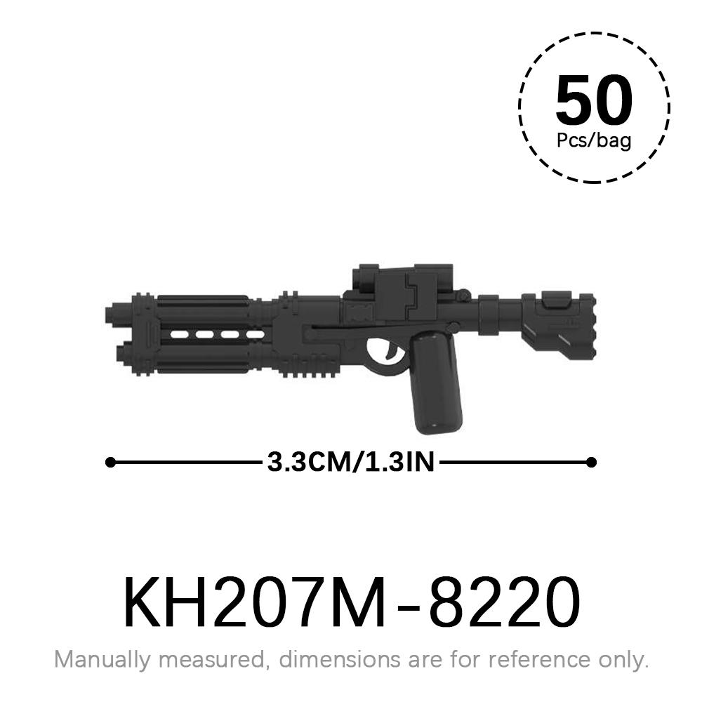 50pcs/lot Military Weapons Set SWAT WW2 Action Figures Parts MOC Bricks Star WW2 Corps Gun Accessories Building Blocks Kids Toys