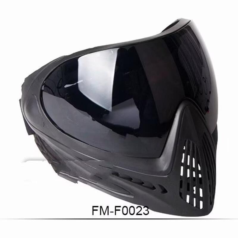 

Tactical Full Face Mask with Integrated Goggles