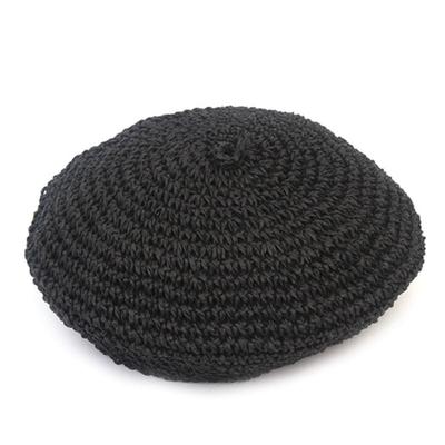 Universelles Chemie Rattan Sommer Schwarzer Barett Barett