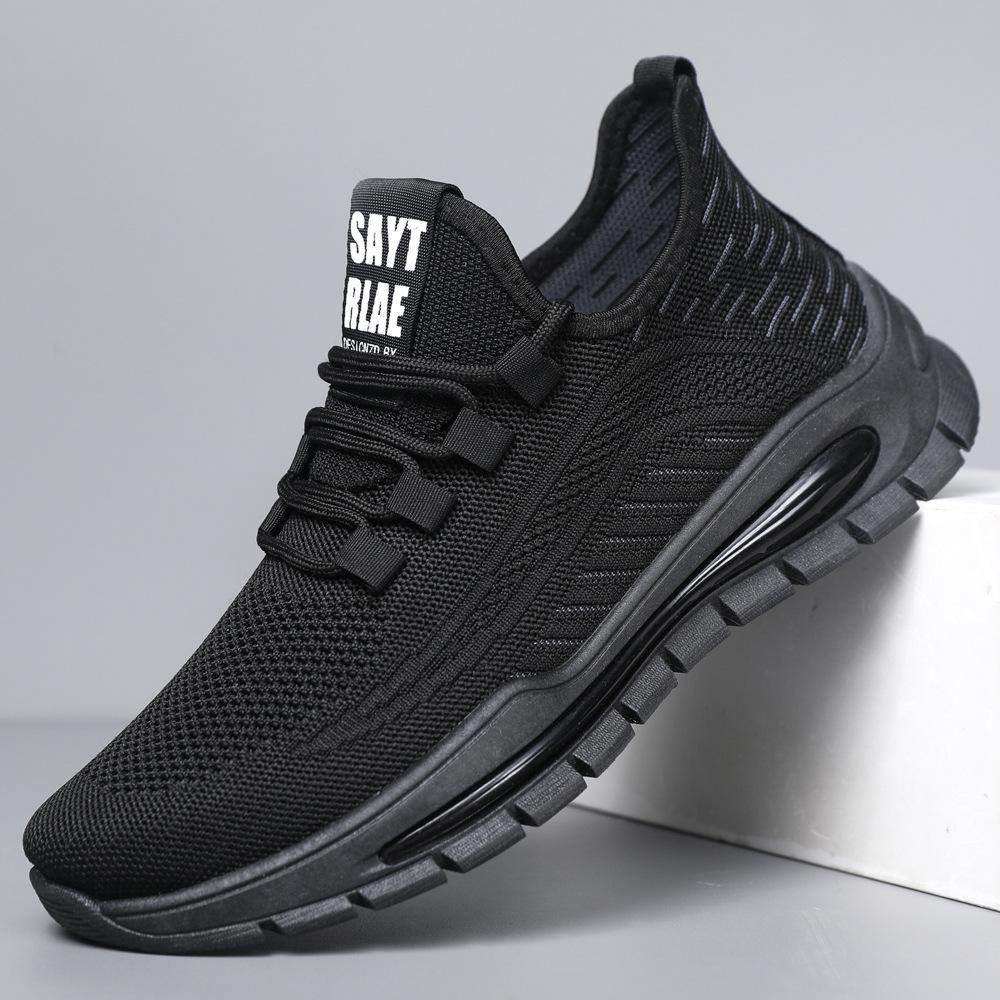 

A 2025 running men s shoes 2025 summer new sports shoes comfortable versatile breathable fly-woven mesh casual shoes 39