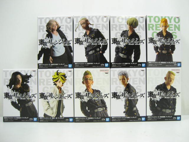 9-piece set Tokyo Revengers Sano Manjiro Ryuguji Ken Bajiki Keisuke Matsuno Chifuyu Hanagaki Takemichi Hayashida Haruki Mitsuya Takashi Kisaki Tetta