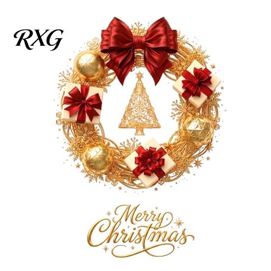 Christmas Tree Elements Wreath Static Window Sticker, Decorative Decals for Glass Doors And Windows, Holiday Scenery Accessories Removable PVC