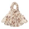 Spring and summer new fresh flower chiffon printed long towel women's hot-selling small floral long shawl
