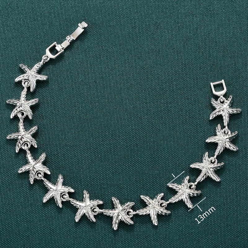 Vintage Starfish Seahorse Shell Splicing Bracelet Personalized Bohemian Wind Sun Moon Star Jewelry Vl667