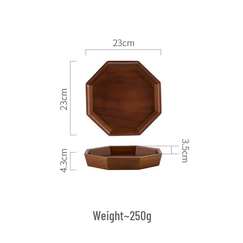 Ru Han Wooden Octagonal Dried Fruit Tray