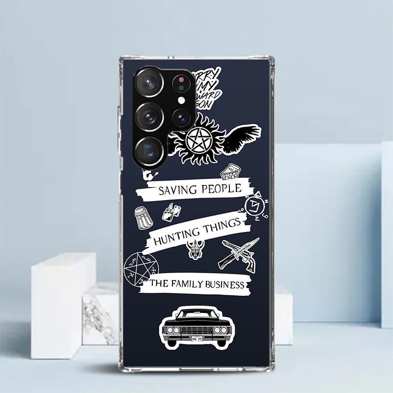 Babaite Supernatural SPN Dean And Sam Phone Case For Samsung Galaxy S24 S25 Edge S26 Ultra S22 S23 Plus S21 + S20 FE Soft TPU Ba