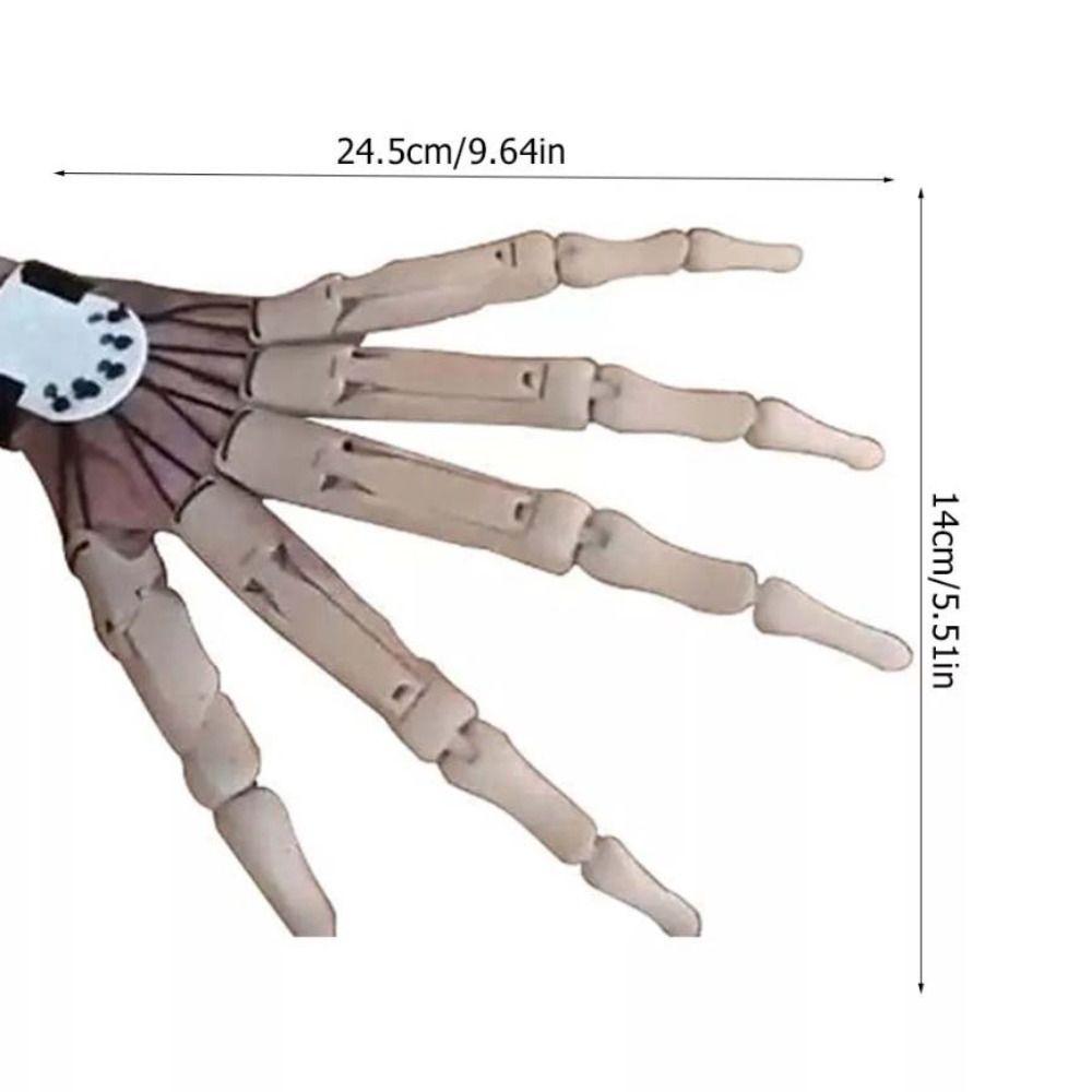 Scarry Fake Fingers 3D Articulated Finger Halloween Extensions Flexible Finger  Costume