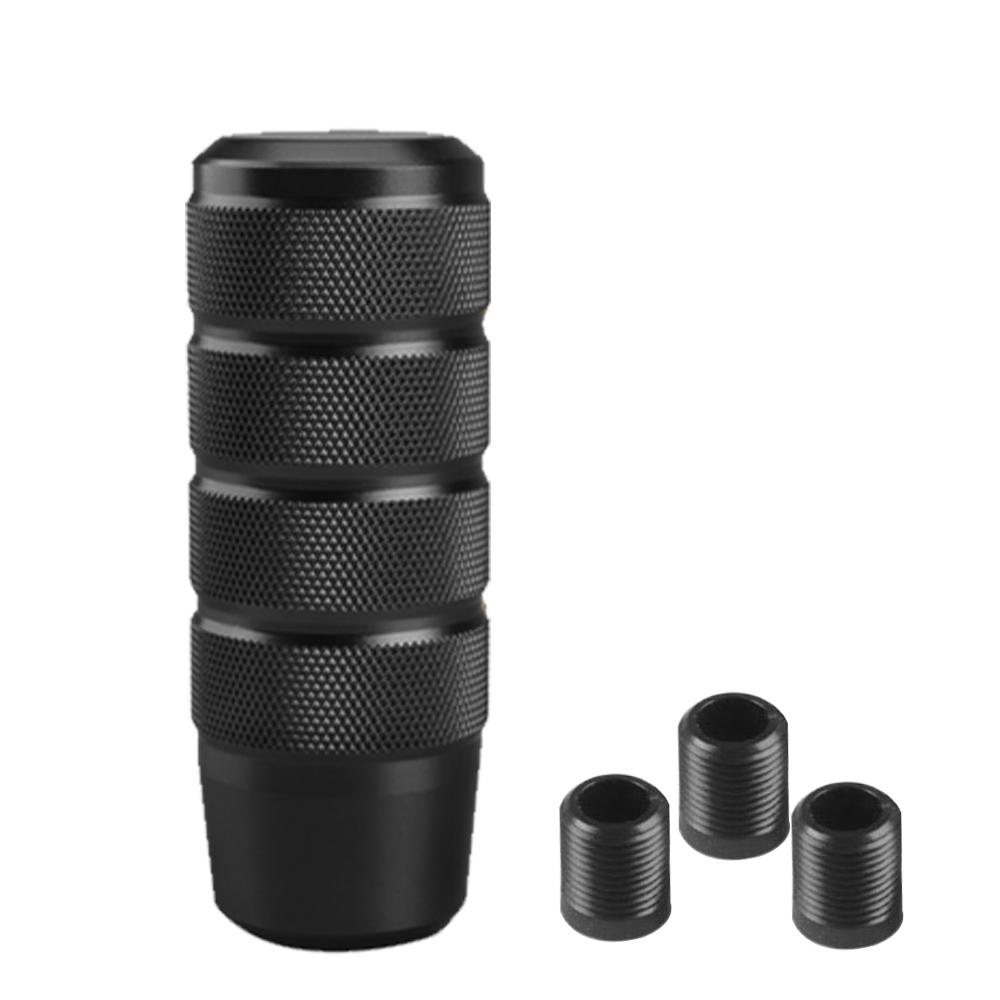 95 мм универсальная нескользящая ручка переключения передач механическая коробка передач алюминиевая рифленая ручка рычага переключения передач чёрный