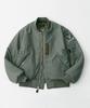 Outstanding Ma-1 Flight Jacket(Wool Insulation)_Sage Green