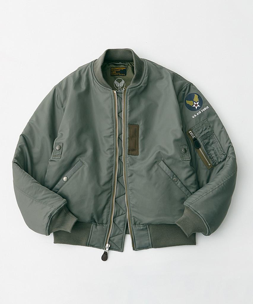 Outstanding Ma-1 Flight Jacket(Wool Insulation)_Sage Green