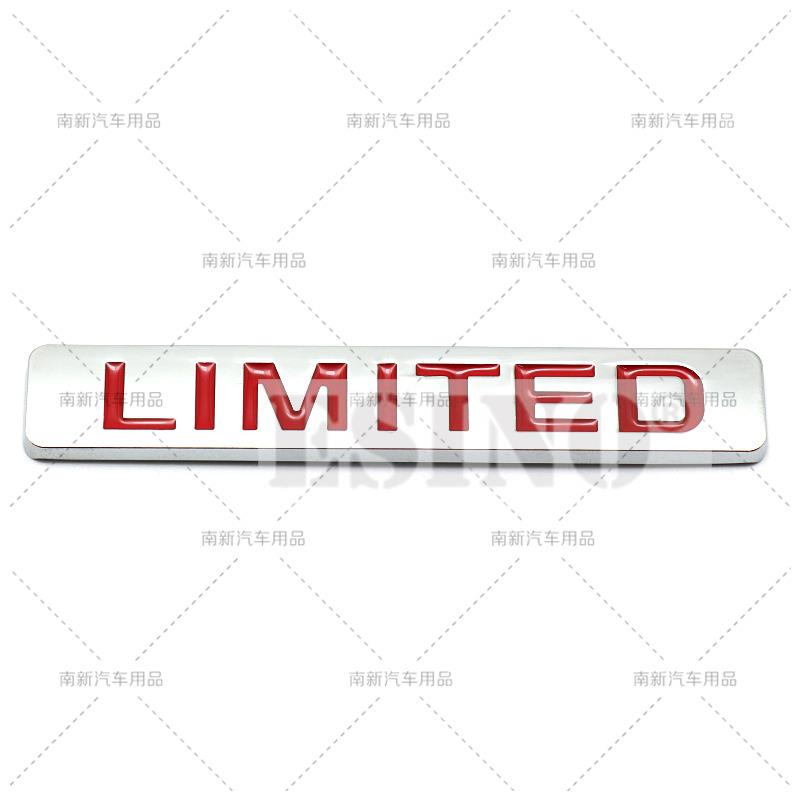 Car Styling 3D Limited Trunk Zinc Alloy Adhesive Emblem Fender Rear Body Tailgate Badge For Jeep Cherokee Compass Wrangler