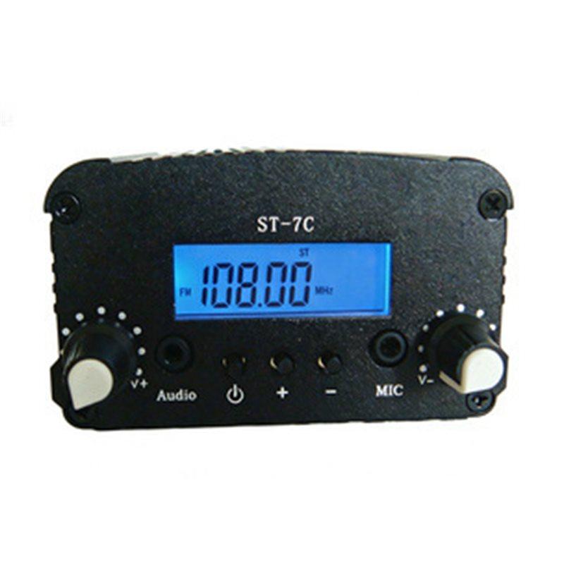 Wireless FM Radio Transmitter ST-7C Stereo Audio Transmission Amplifier 76-108Mhz