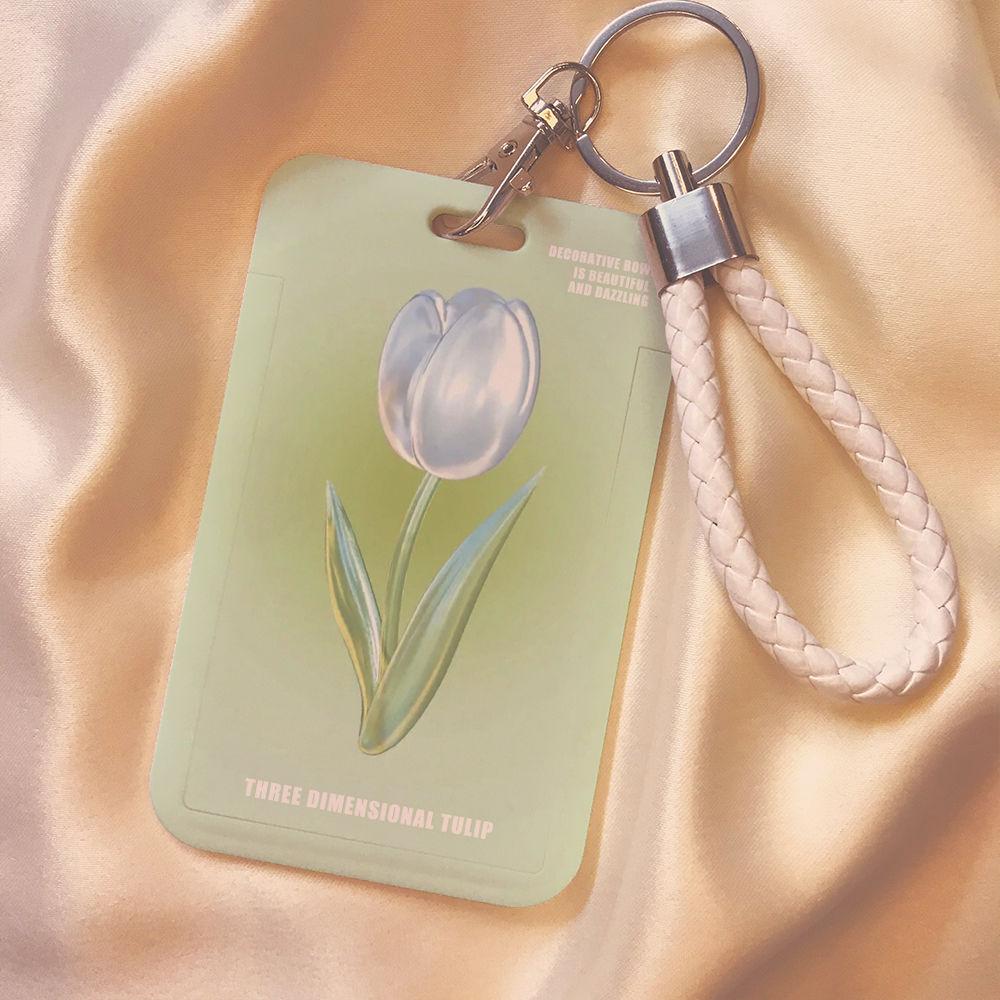 Waterproof Cartoon Plastic Card Cover Women's Kids Bus Credit ID Name Business Working Bank Card Badge Holder Protective Cover
