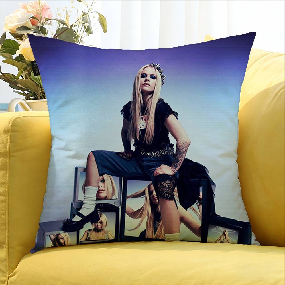 Avril Lavigne World Various Sizes Square Pillow Case For Car Home Bedchamber Decor