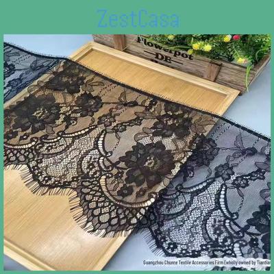 Eyelash Lace Wide Trim 25cm For Diy Clothes Curtain Decoration