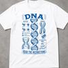 Tričko s DNA, Vintage tričko s dvojitou šroubovicí, Retro grafické tričko s diagramem genetiky, Vědecký dárek pro něj, Tričko pro milovníka DNA, studenta biologie