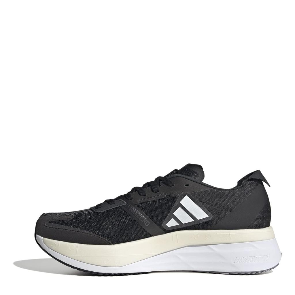Adidas Herren Adizero Boston 11 Laufschuhe, LWE89, Core Black/Footwear White/Carbon (GX6651), Größe 28,0 cm
