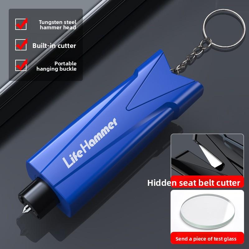Car Safety Hammer Vehicle Window Breaker Multifunctional Escape Hammer Seatbelt Cutter Portable Emergency