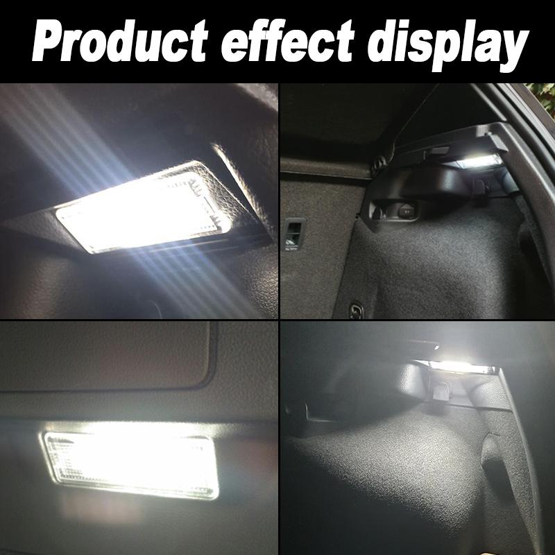 1PC/2PCS LED White Interior Trunk Light Lamp For VW Beetle A5 Caddy Jetta Golf Mk5/6/7 Passat B6/7/8 Seat Leon Toledo Cordoba