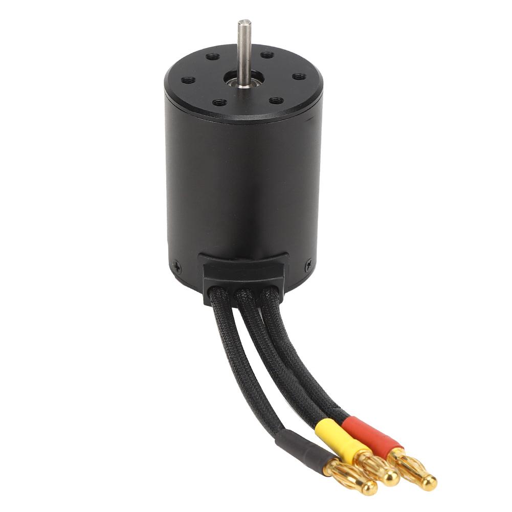3650 Brushless Motor RC Car Part Accessory Fit for HSP 1 8 1 10 RC Car Black