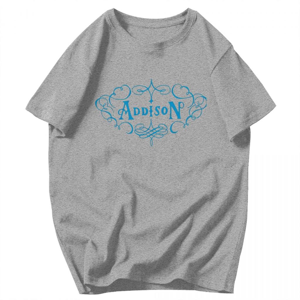 Men T Shirt Singer Addison Rae 2025 Tour Merch 2026 Pops Y2K Graphic Customized Unisex Tops T Shirts