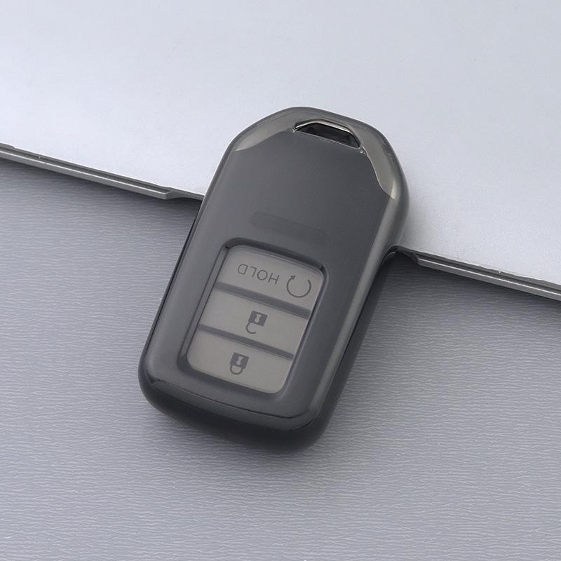 Transparent Full Wrap Honda Key Case for Civic, CR-V, Accord, XRV, Vezel, Fit, Avancier, Crider