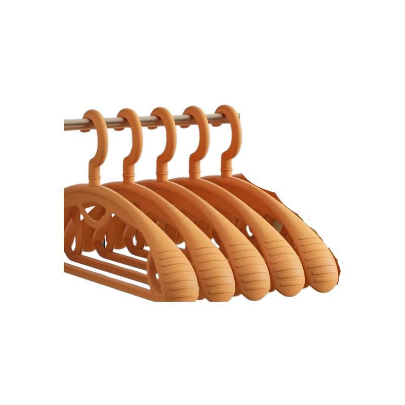 

5PCS Hanger Multi-functional Wide Shoulder Anti-skid Drying Rack Thickened Clothes Drying Support Plastic Drying Rack
