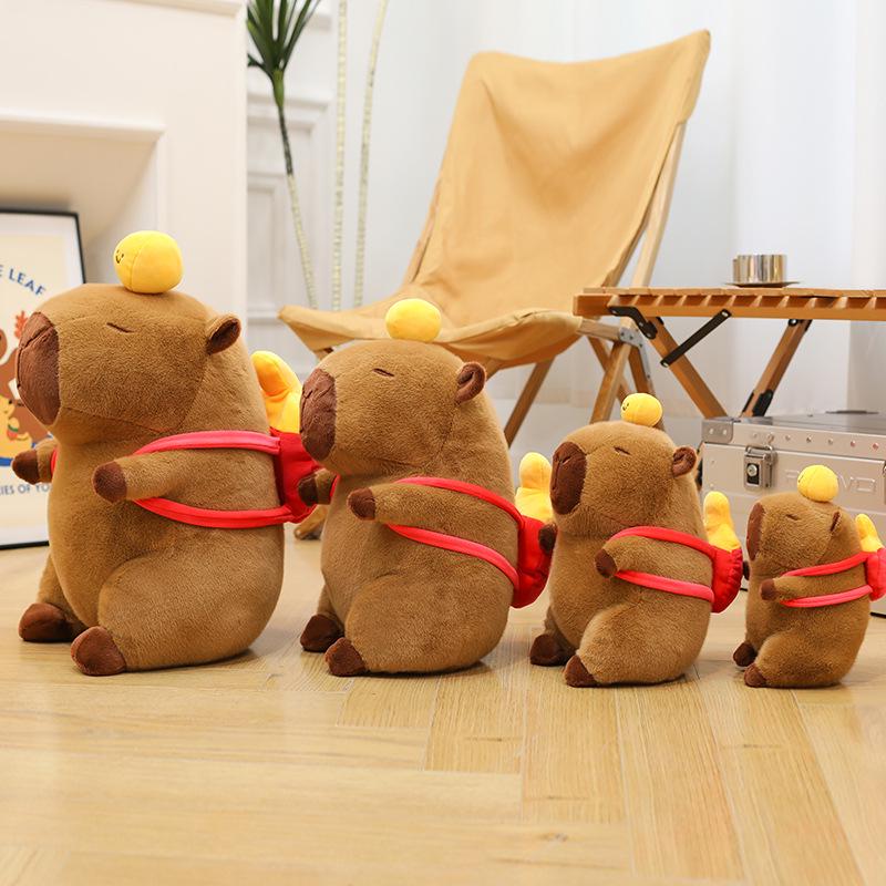 Capybara Table Tennis Plush Doll - Birthday Gift Plush Toy Pillow for Girls