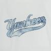 New MLB New York Yankees Old Flower T-Shirt Unisex Ecru 3ATSM1453-50WHS