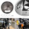 Retro Style Motorcycle Lamp Housing Strong Metal Construction Quick Mount Accessory Simple Installation for Bike