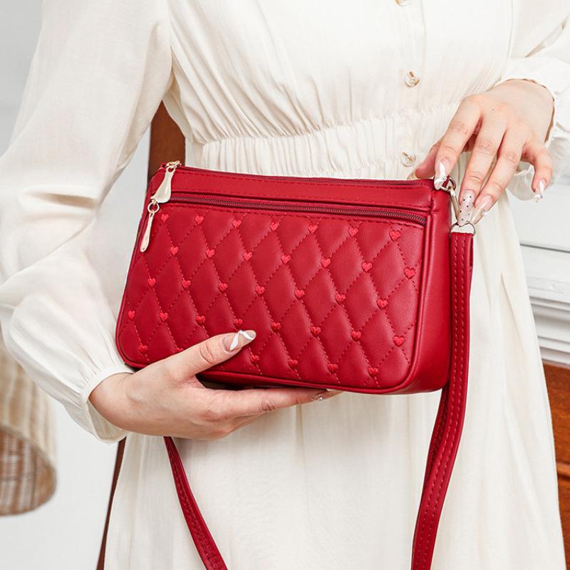 Summer large capacity women's crossbody bag versatile quilted single shoulder cross-border women's bag