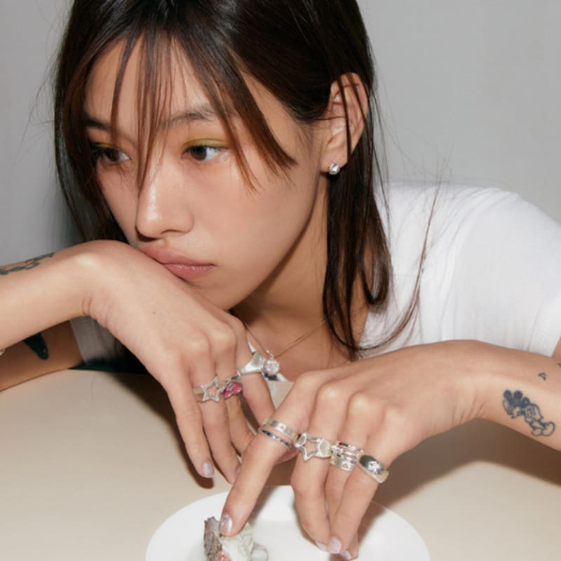 Inel cu gaură în formă de inimă fillow