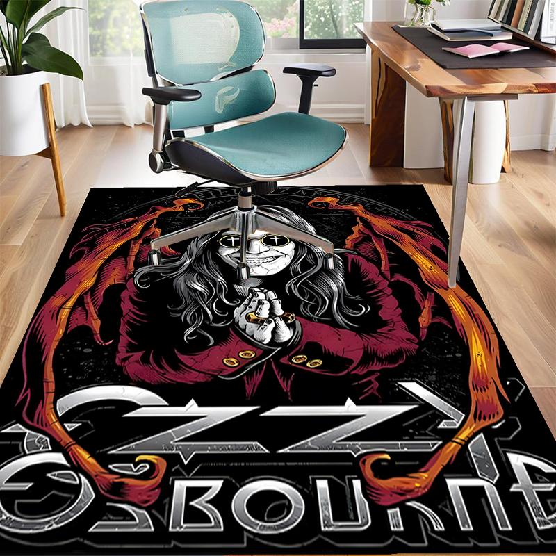 Ozzy Polyester Carpet, Soft Indoor Mat for Office Chair, Living Room, Computer Desk - Decorative Home Office Rug Design