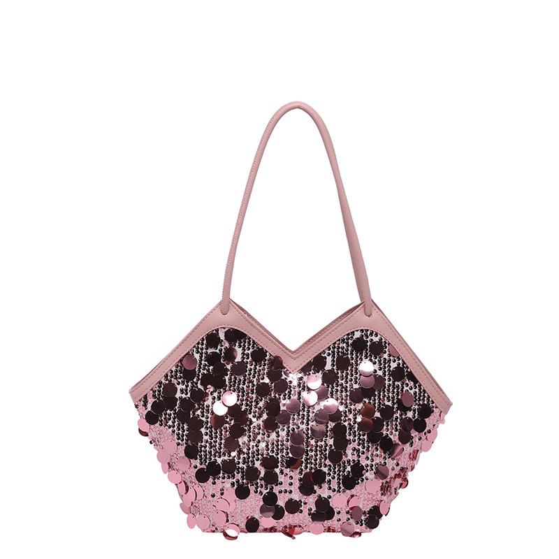 Women's Lux Sequin Shoulder Bag - 2026 Summer Collection