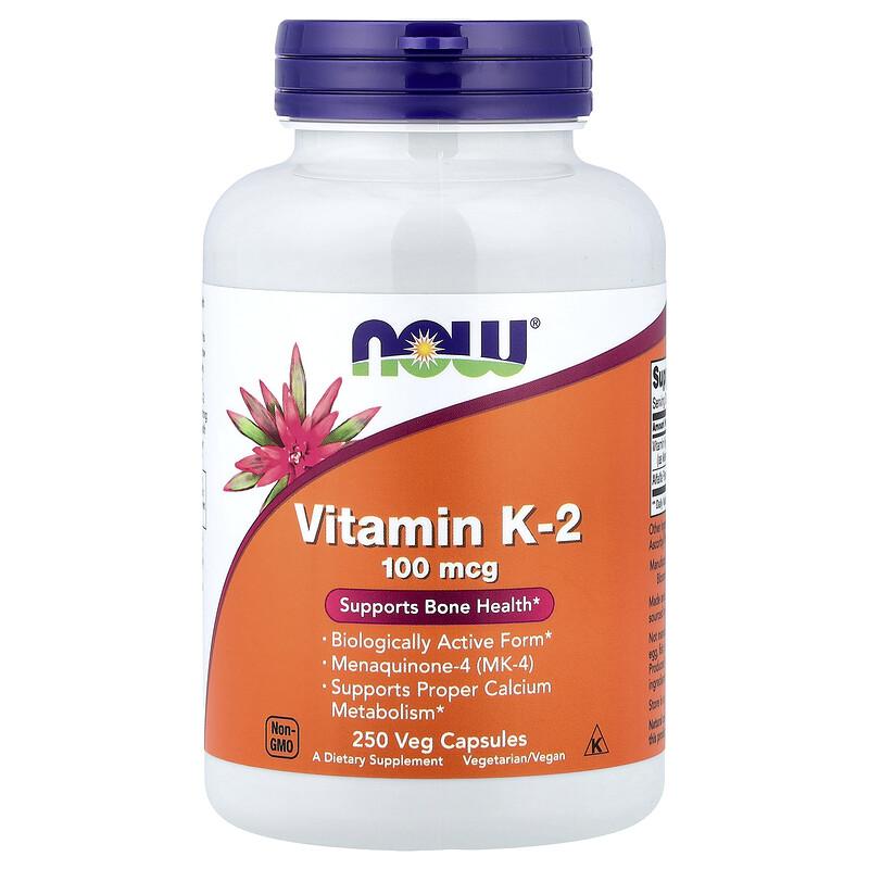 Vitamin K-2, 100 Mcg, 250 Veg Capsules
