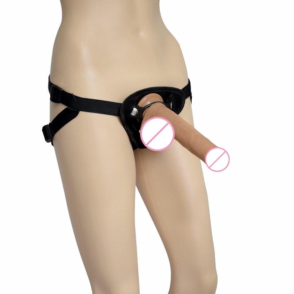 Wearable Dildo Women's Masturbator Sex Toys Femdom Pegging Anal Plug Realistic Vibrator Strap on Dick Big Penis